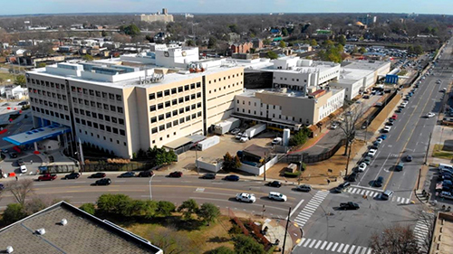 Memphis facility aerial