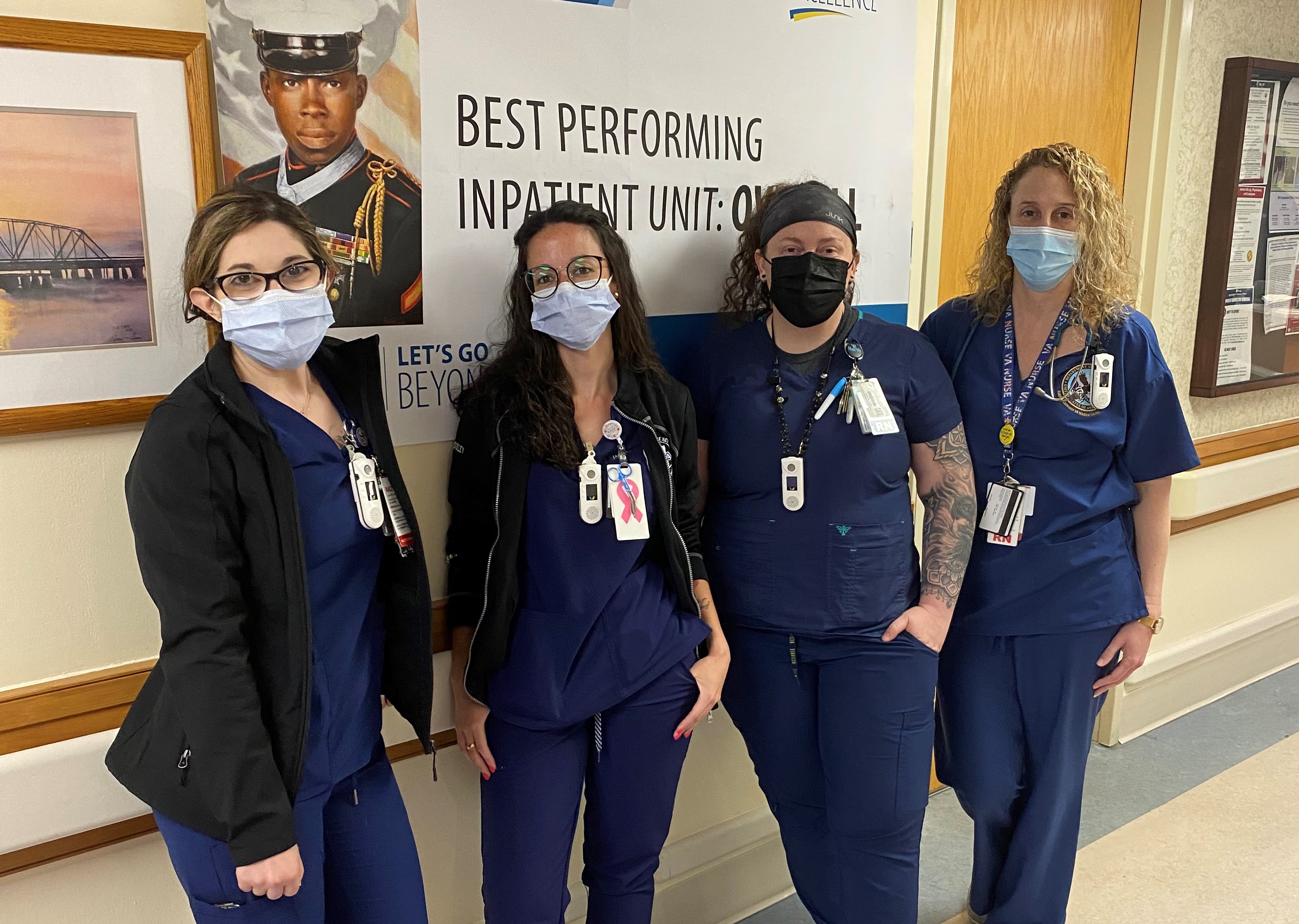 Nurses at the Ralph Johnson VA Health Care System