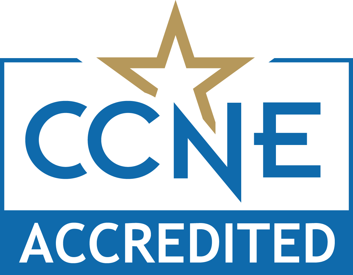 CCNE Accredited Program logo