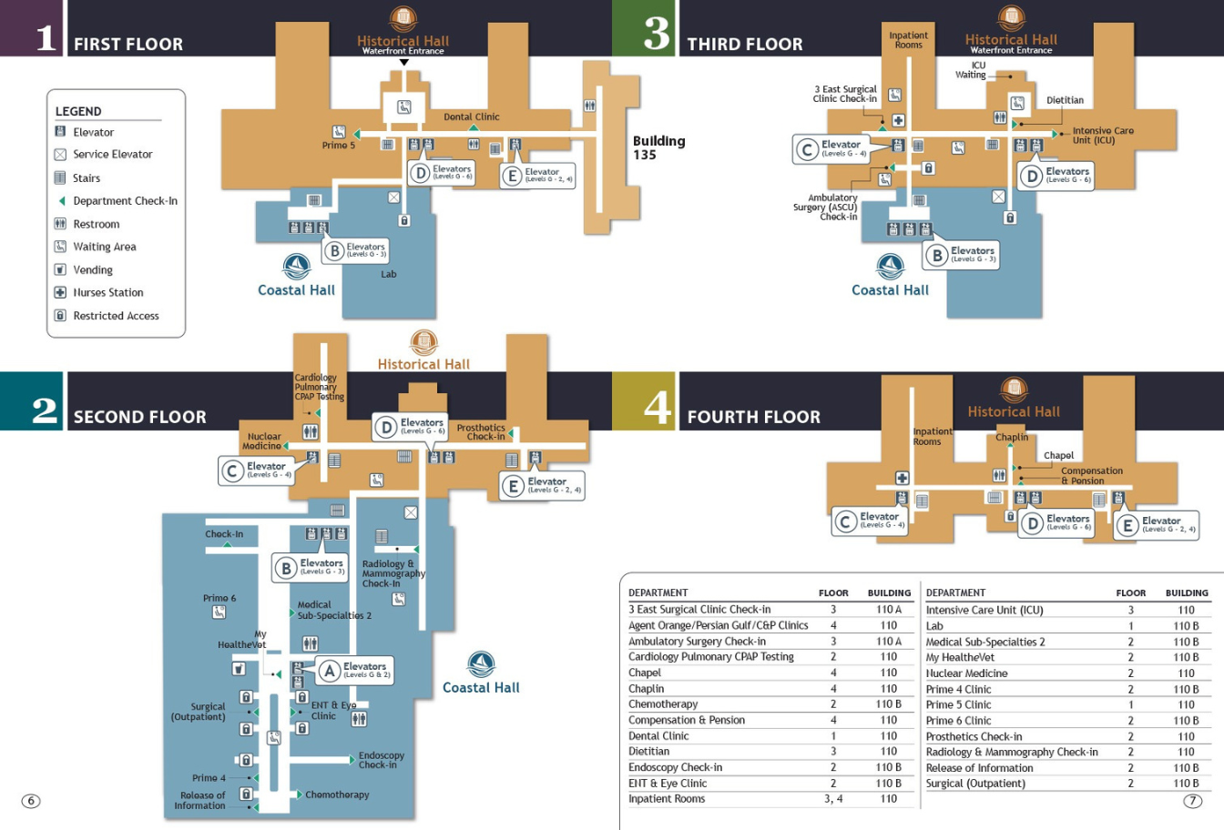 Campus Map And Visitor Guide | VA Hampton Health Care | Veterans Affairs