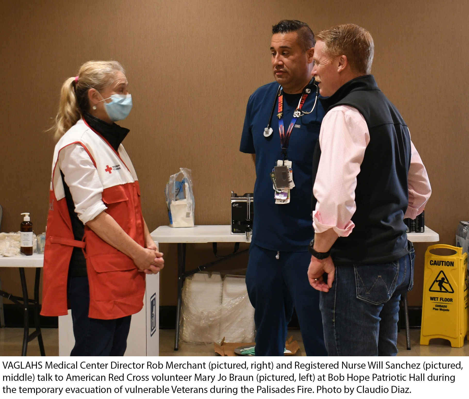 VA and Red Cross assist vulnerable Veterans during the Palisades Fire.