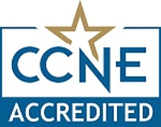 CCNE Accrediation sticker.
