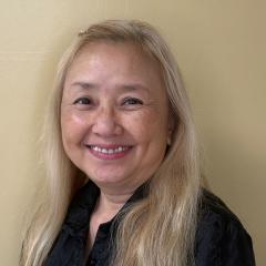 woman smiling