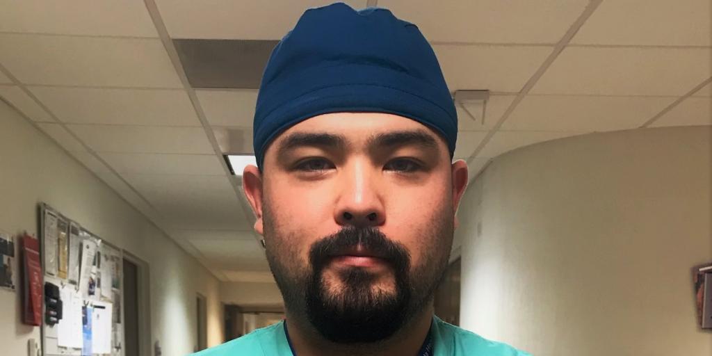 Micah stands ready to serve the ED and COVID units, not just as an employee but as a friend to our Veterans.