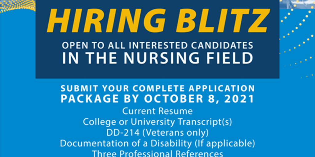 Hiring Blitz for Nursing