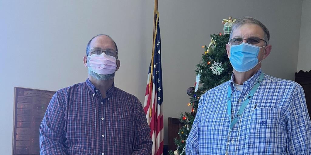Chaplain Paul Bricker and Chaplain Mark Iobst