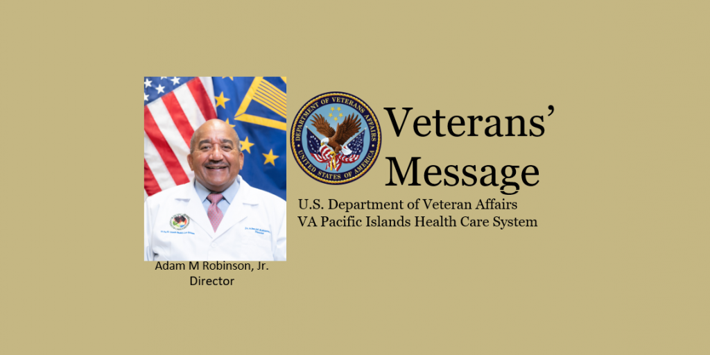 Gold banner with Dr. Robinson's picture