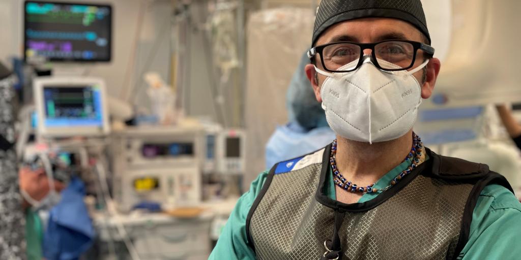 Photo of Doctor Baran Kilical, an electrophysiologist at the Washington DC VA Medical Center.