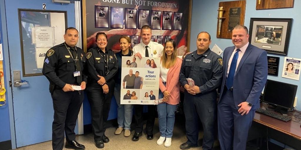 Union City Police and VANJHCS staff stand for a group photo
