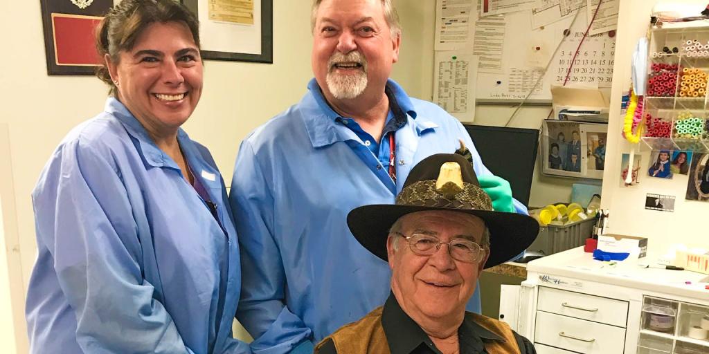 James Alphin and VA phlebotomists