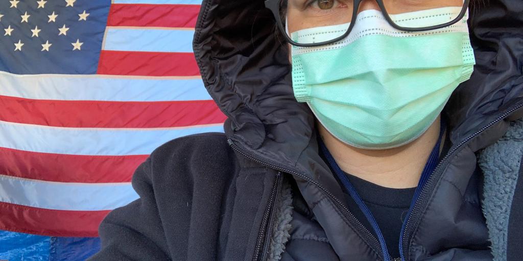 Veronica Olson, a social worker with U.S. Department of Veteran Affairs