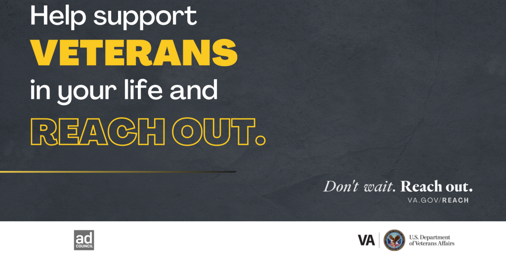 help support Veterans and reach out