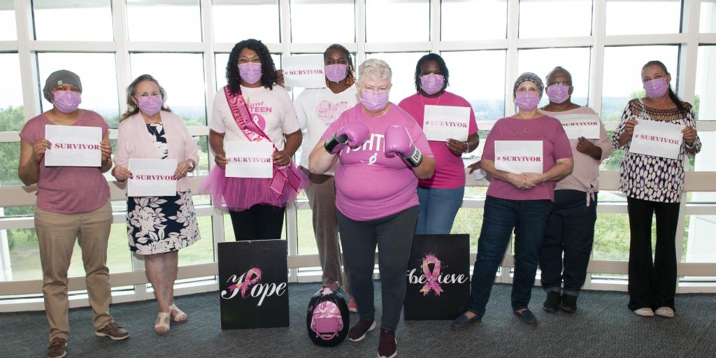 Breast Cancer Survivors kicked off Breast Cancer Awareness Month