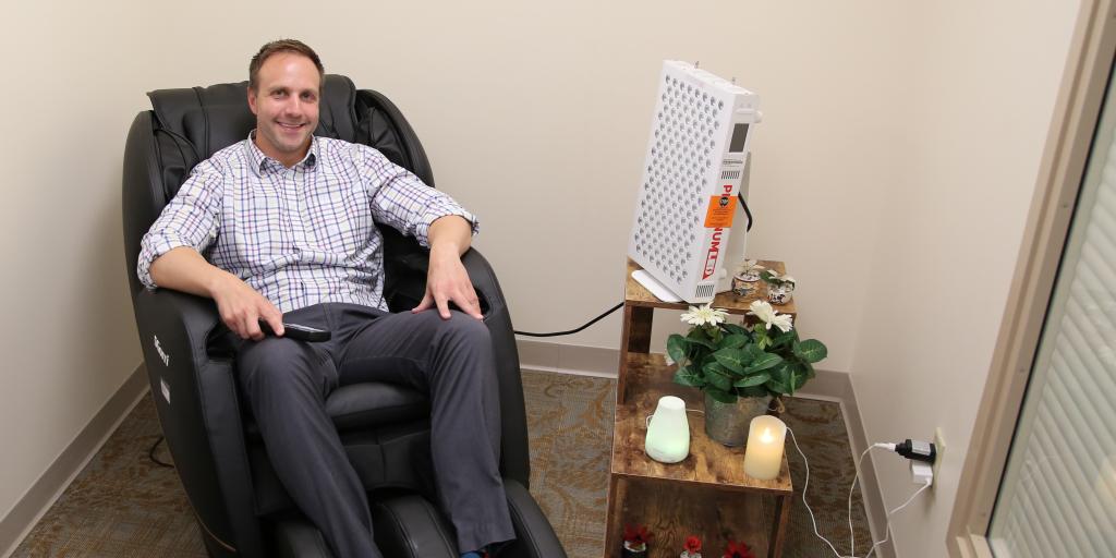 Dr. Derek Szafranski, Acting OVAHCS Associate Director encourages staff to utilize important employee wellness resources to help with reducing burnout and improving resiliency.