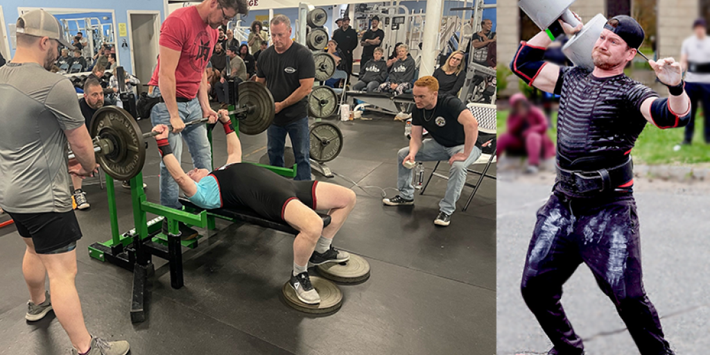 Veteran Ian Currie spotting and competing