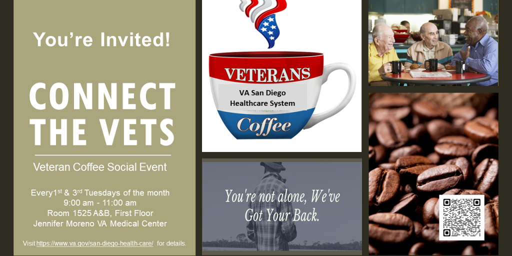 Connect the Vets - Social Event flyer