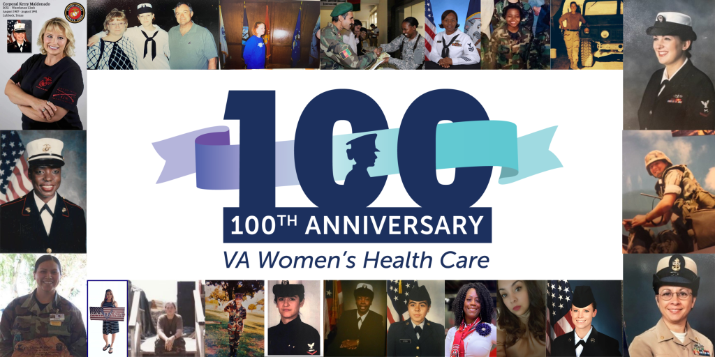 100 years women VA health care graphic for article