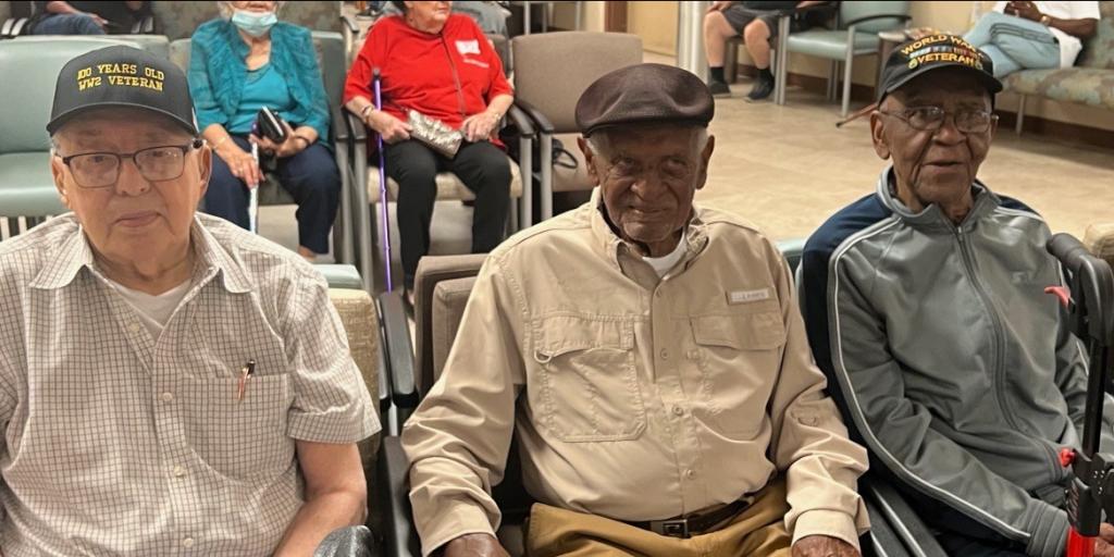 Three World War II Veterans