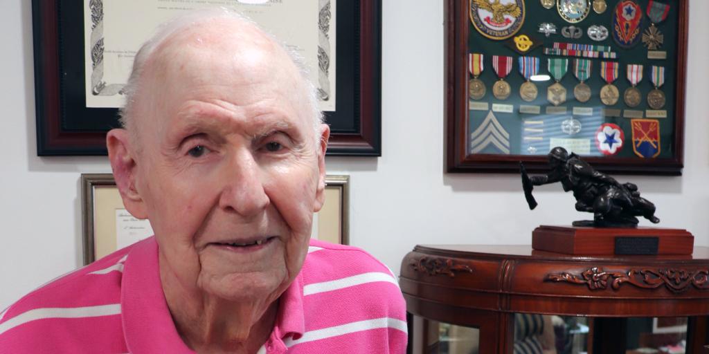 World War II Veteran and Lynchburg, Virginia native John Burch