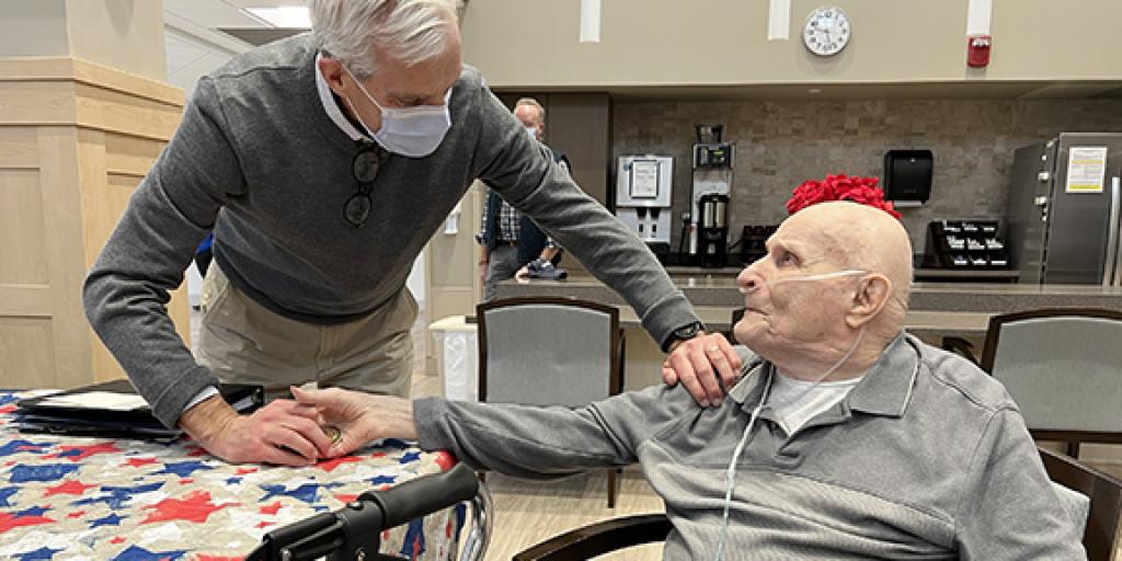 SECVA visits Iron mountain VAMC