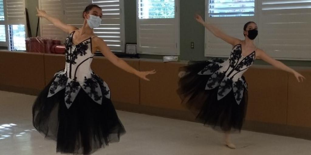 Ballet dancers spread cheer at our Community Living Center.