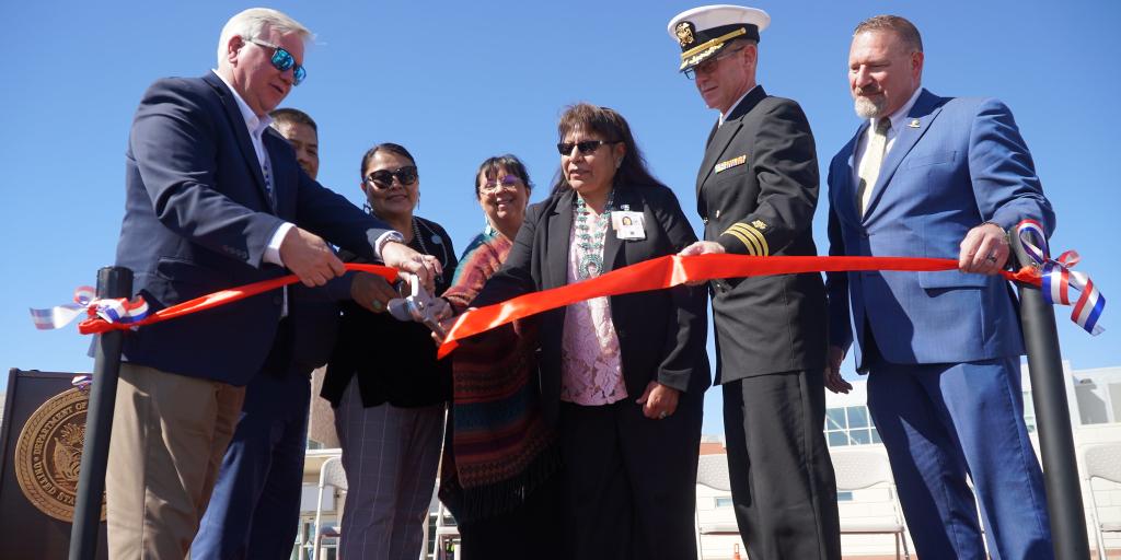 Ribbon Cutting for an Expansion of Services Celebration at Kayenta VA Clinic. 