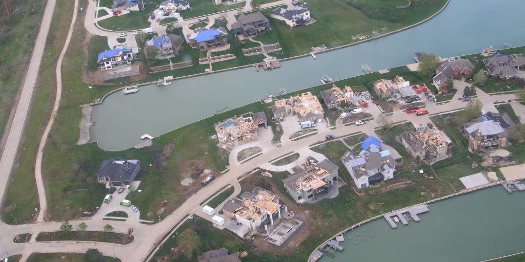 Tornado damage