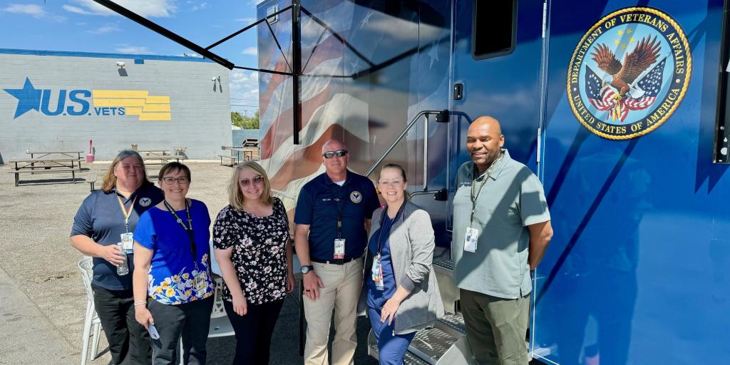 Mobile Medical Unit (MMU) made its first deployment to U.S. Vets center with the VA Staff from Homeless Patient Aligned Care Team on Apr 25 2024