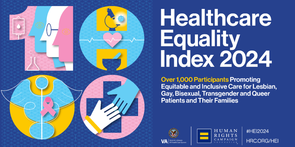 The Ralph H. Johnson VA HCS has been recognized as an LGBTQ+ Healthcare Equality High Performer by the Human Rights Campaign Foundation. 