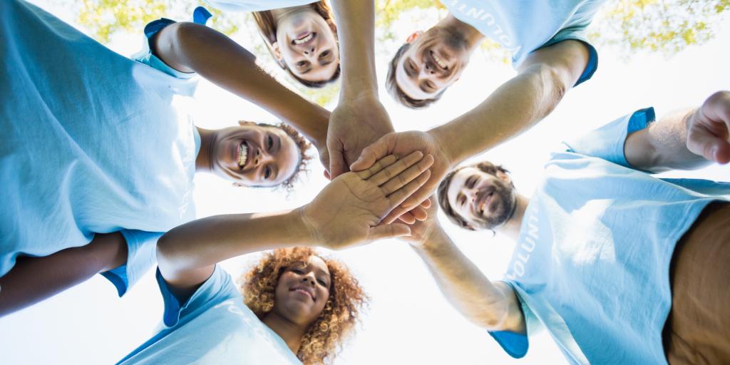 Group of volunteers.