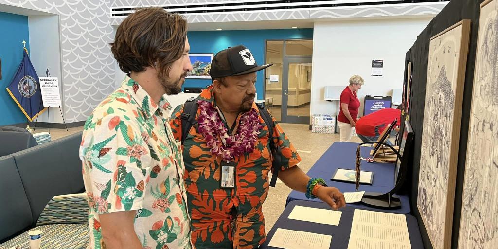 The second annual Veterans Creative Arts Festival on August 9, 2024, at the Daniel K. Akaka VA Clinic. 