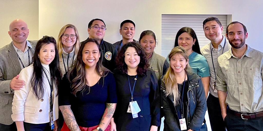 A portion of the GLA PC-MHI staff pictured in a group photo