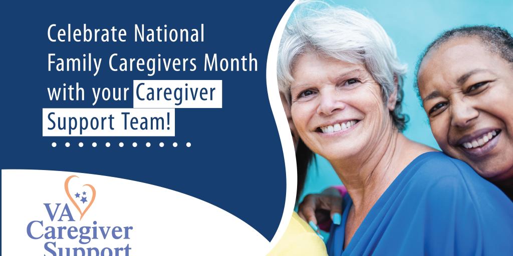 Caregiver support team graphic.