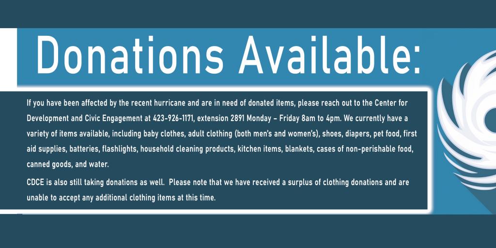 Donation Items