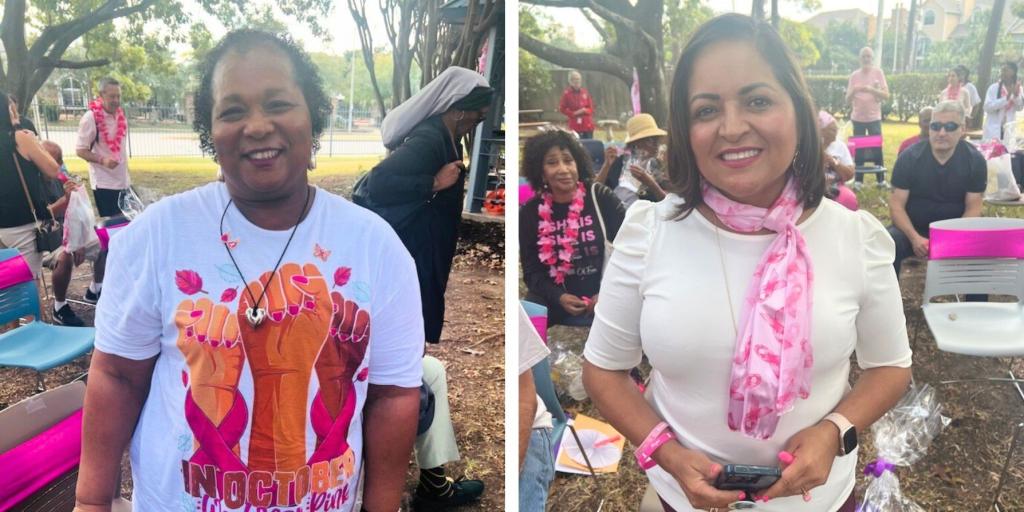 Two Veterans pose for photos