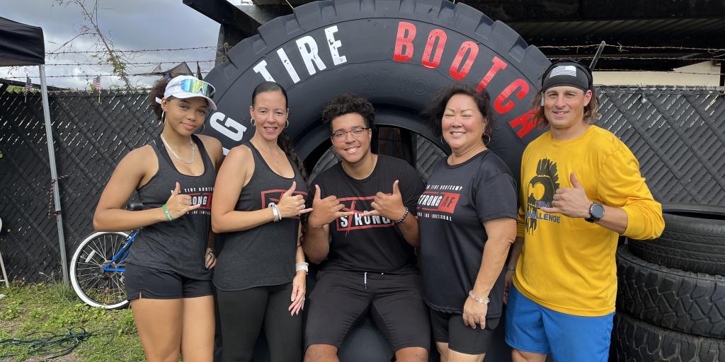 Adaptive fitness participants at the Koa Challenge