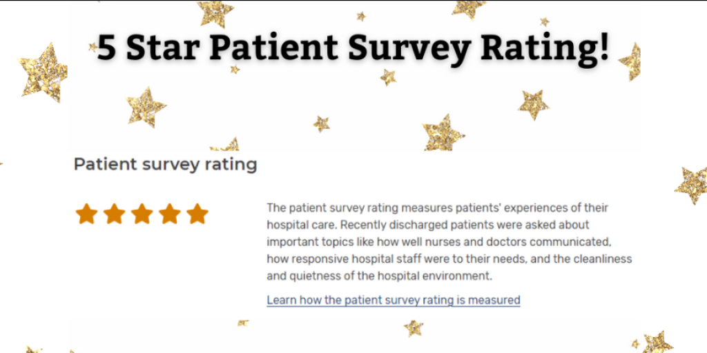 VA Providence achieves 5-star score on Patient Survey Rating!