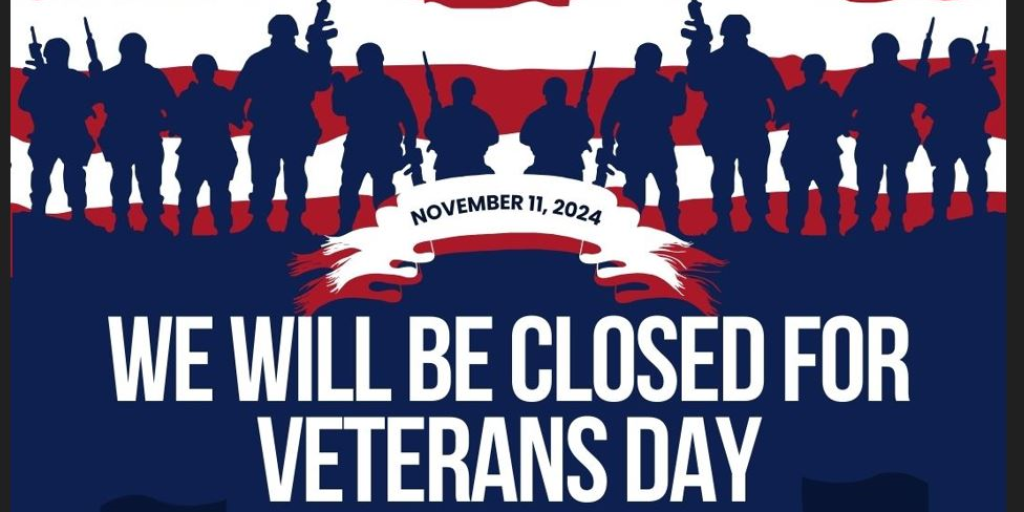 In honor of Veterans Day, VA Pacific Islands Health Care System (VAPIHCS) clinics will be closed November 9, 2024, and November 11, 2024. O
