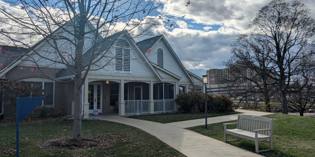 Exterior of building 146 community living center at Milwaukee VA