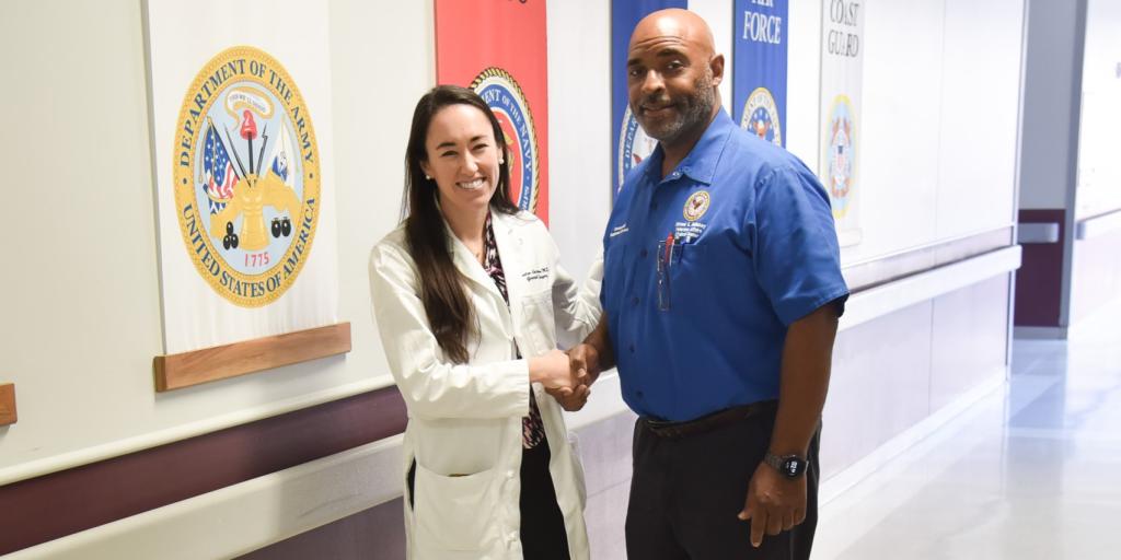 VA doctor and Veteran