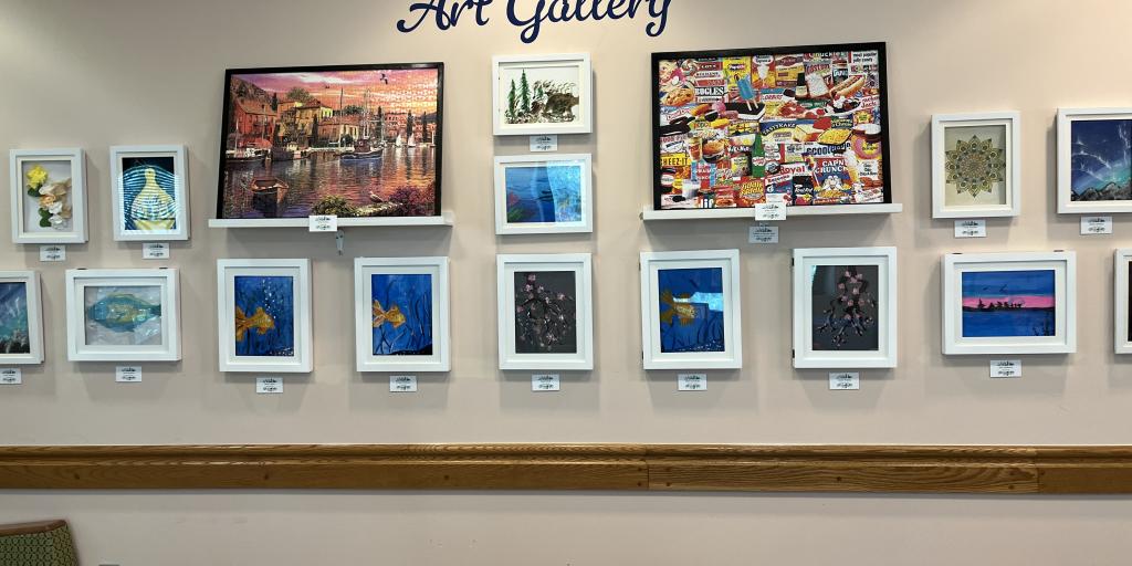 Community Living Center (CLC) art gallery at VA Pacific Islands Health Care System (VAPIHCS). 