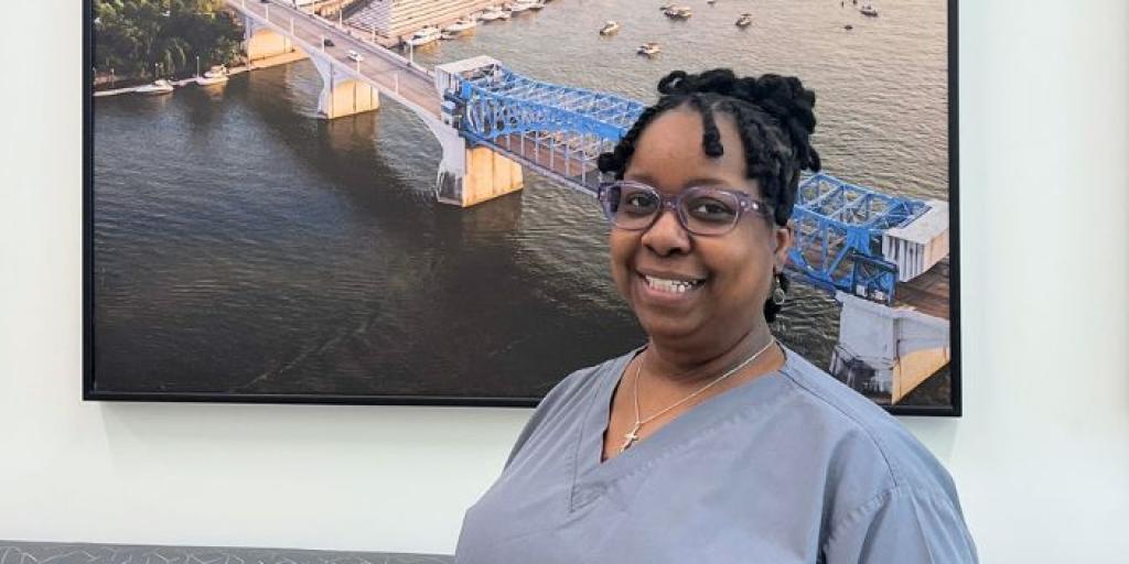 Stark Hill, licensed practical nurse, telehealth clinical technician and preceptor for VA Tennessee Valley Healthcare System, leads by example.