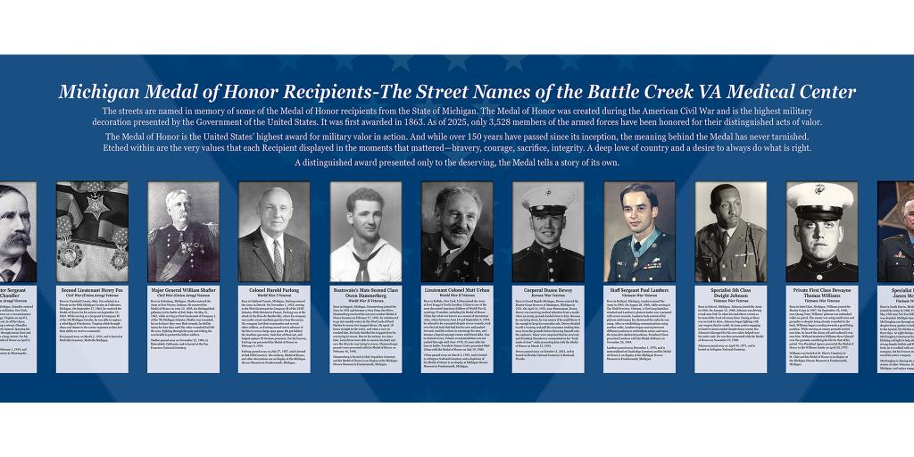 Battle Creek VAMC MoH recipients.
