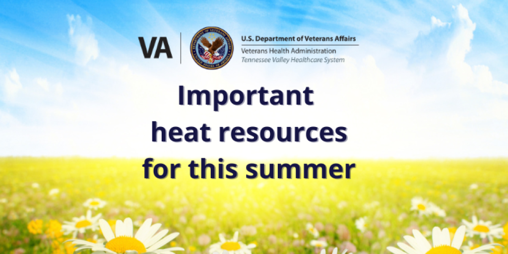 Graphic advertising Veterans to click and found out ways to avoid the heat this summer.