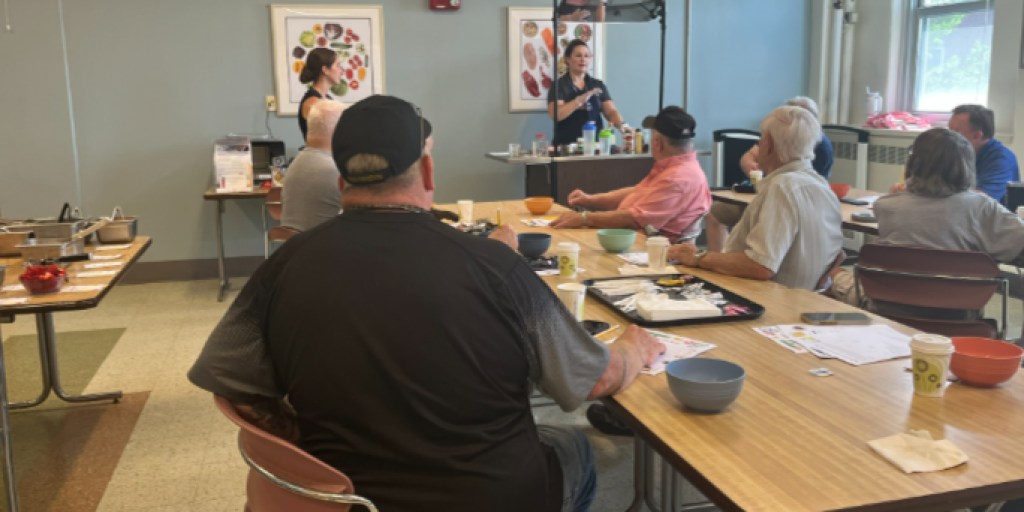 VA Providence's Lynn Leclair speaks about the nutritional benefits of quinoa.