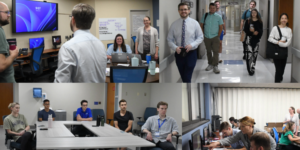 Welcome to our Medical Residents, with photos our staff members onboarding medical residents.