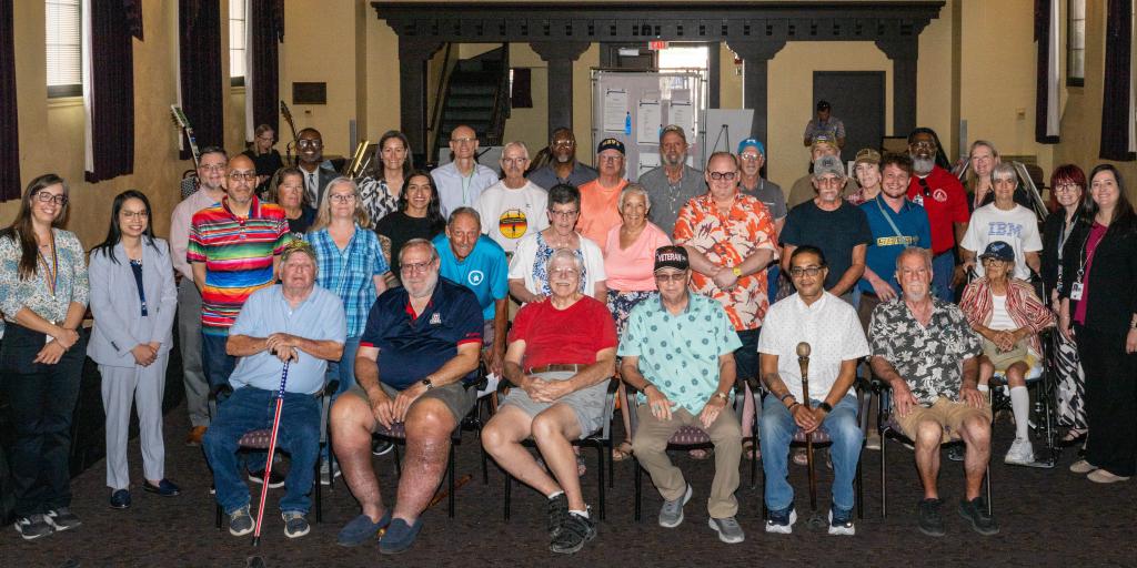 Veterans that participated in the local level of the National Creative Arts Festival competitions at the Tucson VA Medical Center.