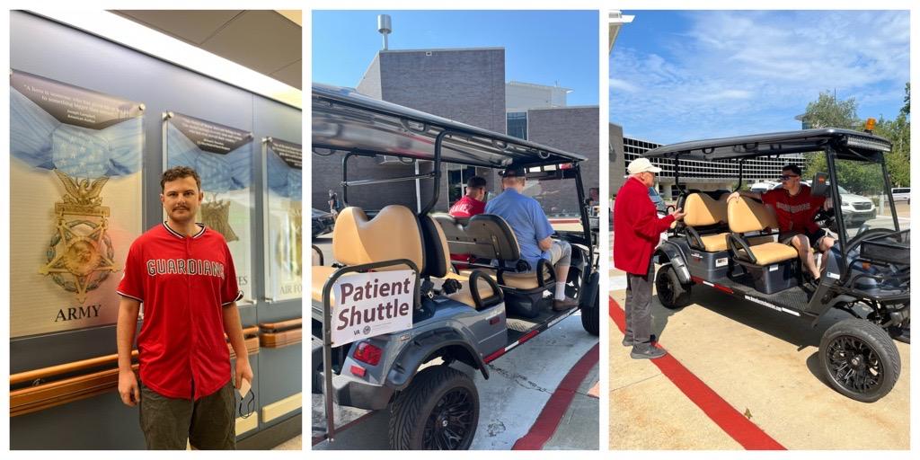 Ryan Flynn, Army Vet finds calm driving golf cart at Cleveland VA