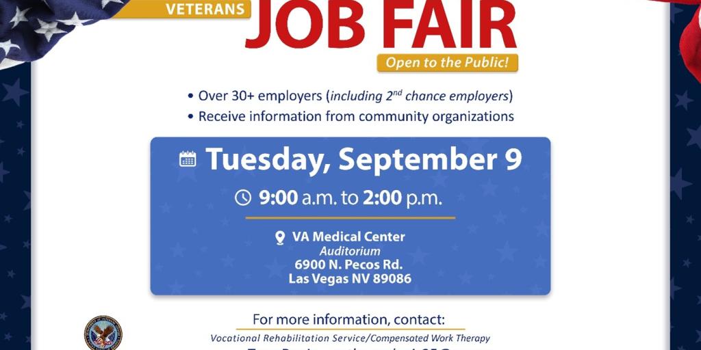 VASNHS hosting a Job Fair Sept. 9 flyer.
