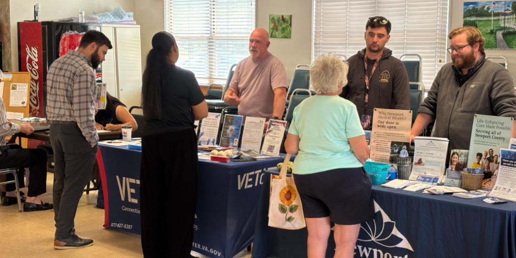 The Providence Vet Center's Ed Smith speaks with Veterans about Vet Center services.